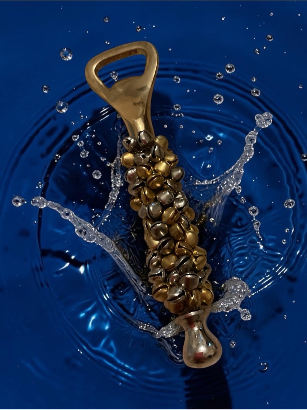Mud Pie Christmas Jingle Bells Bottle Opener
